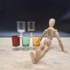 Set 5 verres Suède 5 couleurs