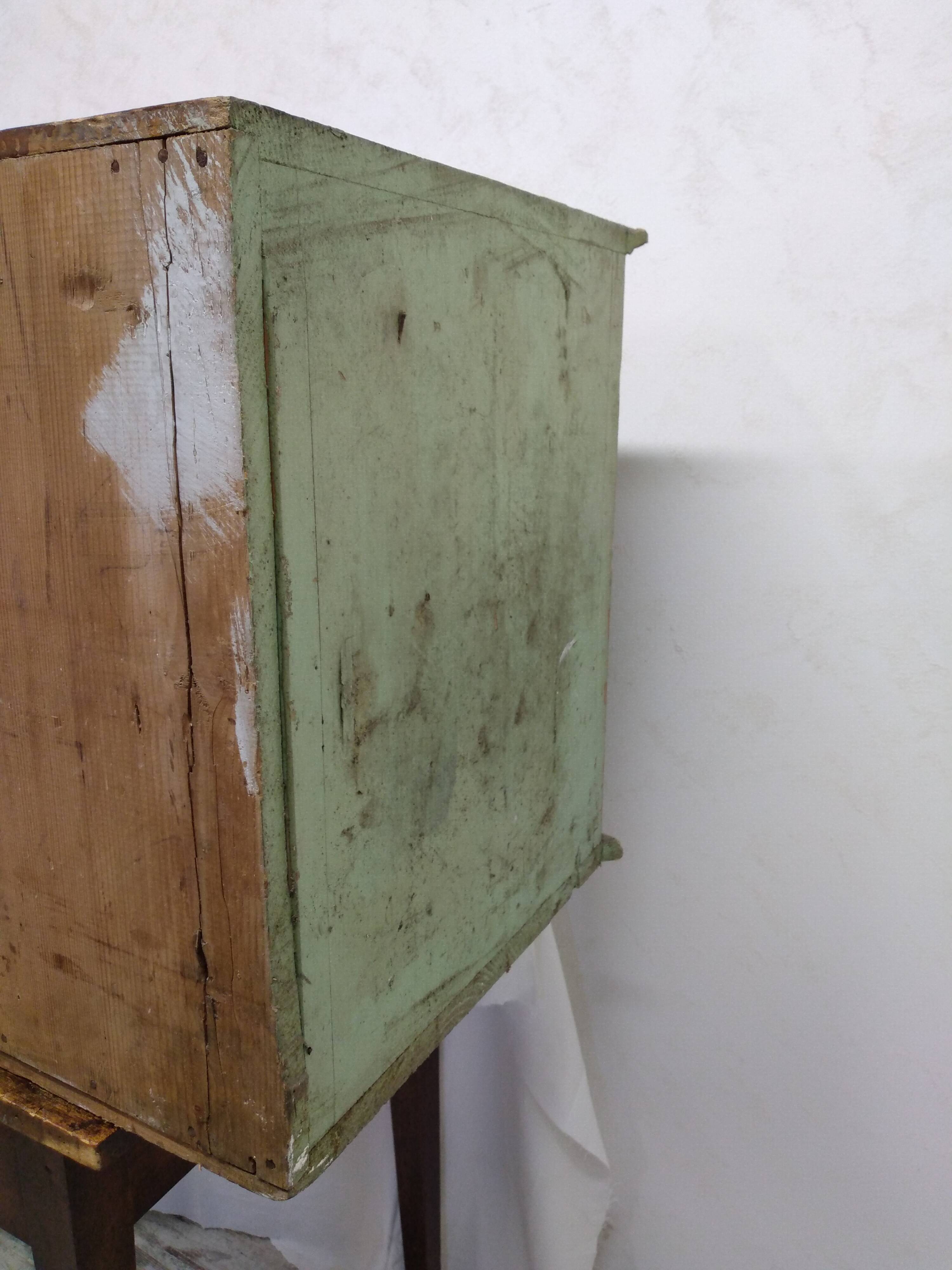Antique glazed furniture / showcase