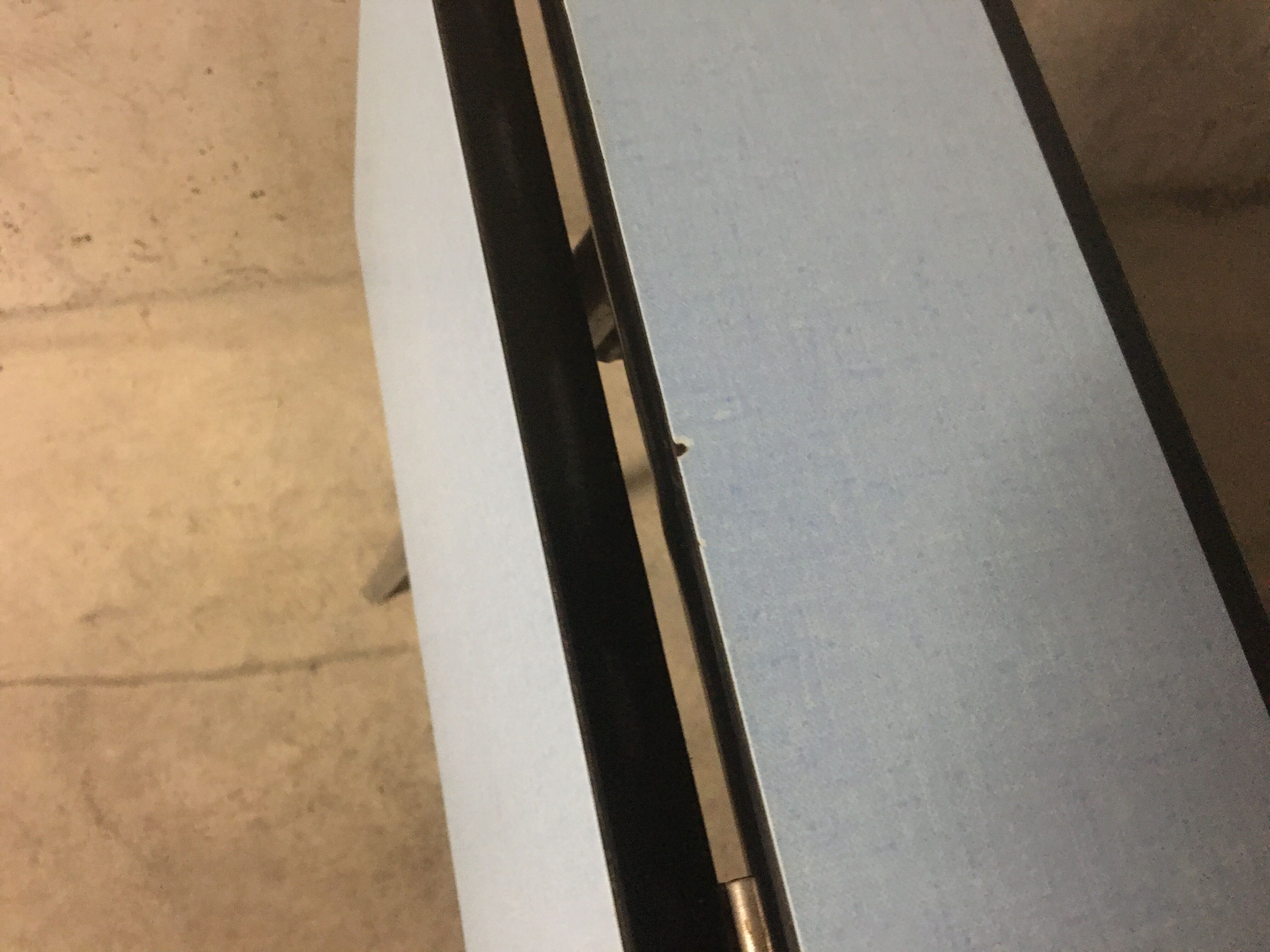 Folding table in 60s formica