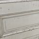 Patinated Parisian wardrobe, 2 doors, 2 shelves