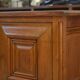 Oak and wrought iron sideboard signed by Charles Dudouyt, 1940s.