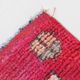 Salmon Pink & Peach Vintage Runner Carpet For Kitchen, 93x290Cm