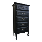 Vintage chiffonnier with black makeover
