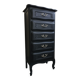 Vintage chiffonnier with black makeover