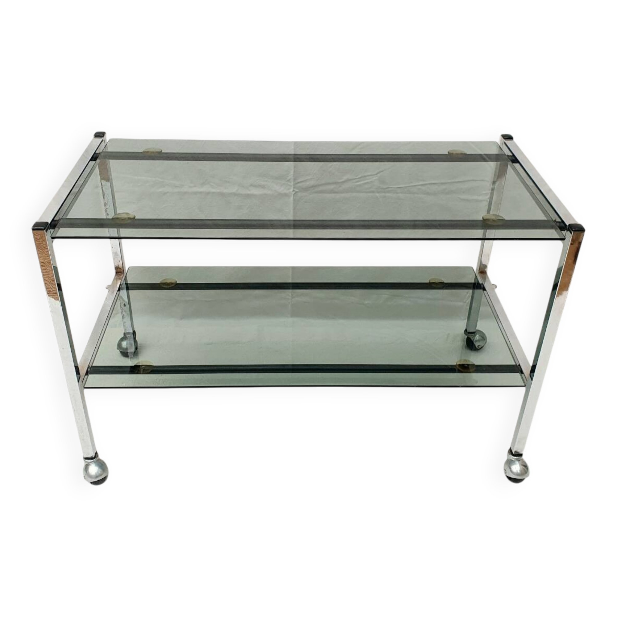 Vintage chrome console