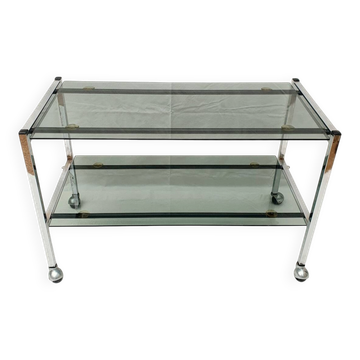 Vintage chrome console