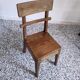 Pair of wooden chairs
