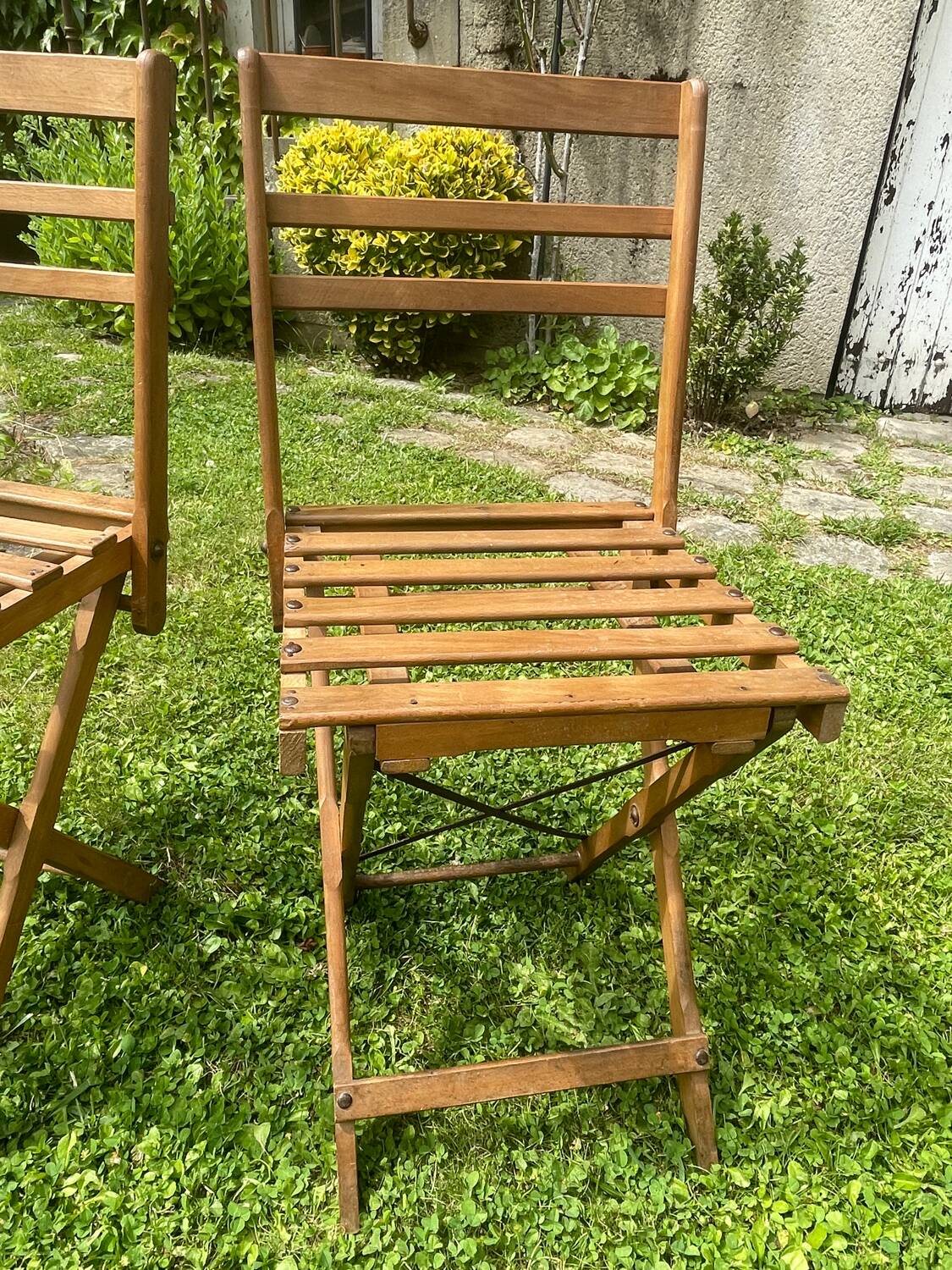 Pair of vintage children's chairs