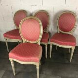 Suite of 4 medallion chairs