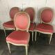 Suite of 4 medallion chairs