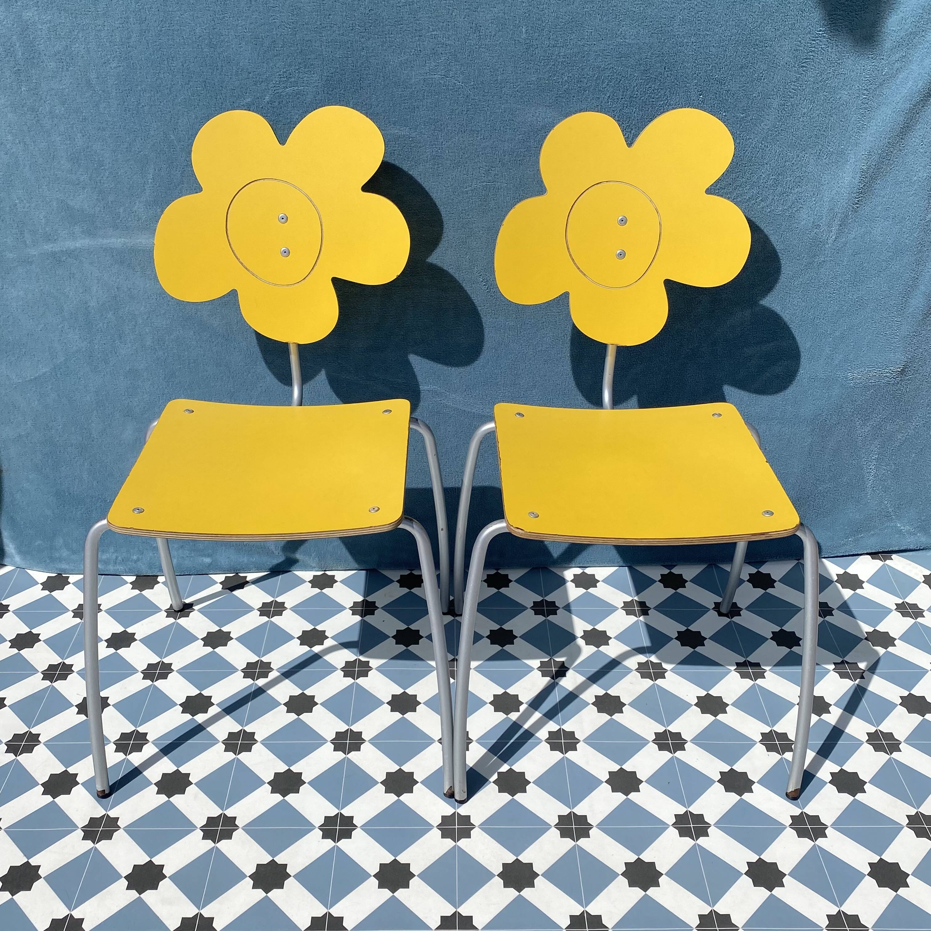 Set of Heart, Cloud, Smiley and Flower chairs by Agatha Ruiz de la Prada