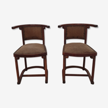 2 chaises de Josef Hoffmann