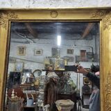 19th century rectangular palmette mirror