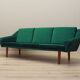 Green velvet sofa, Danish design, 1980s, production: Denmark