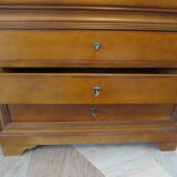 Louis Philippe style cherry wood chest of drawers