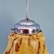Art Deco suspension in marbled opaline, Scailmont, 1920-30