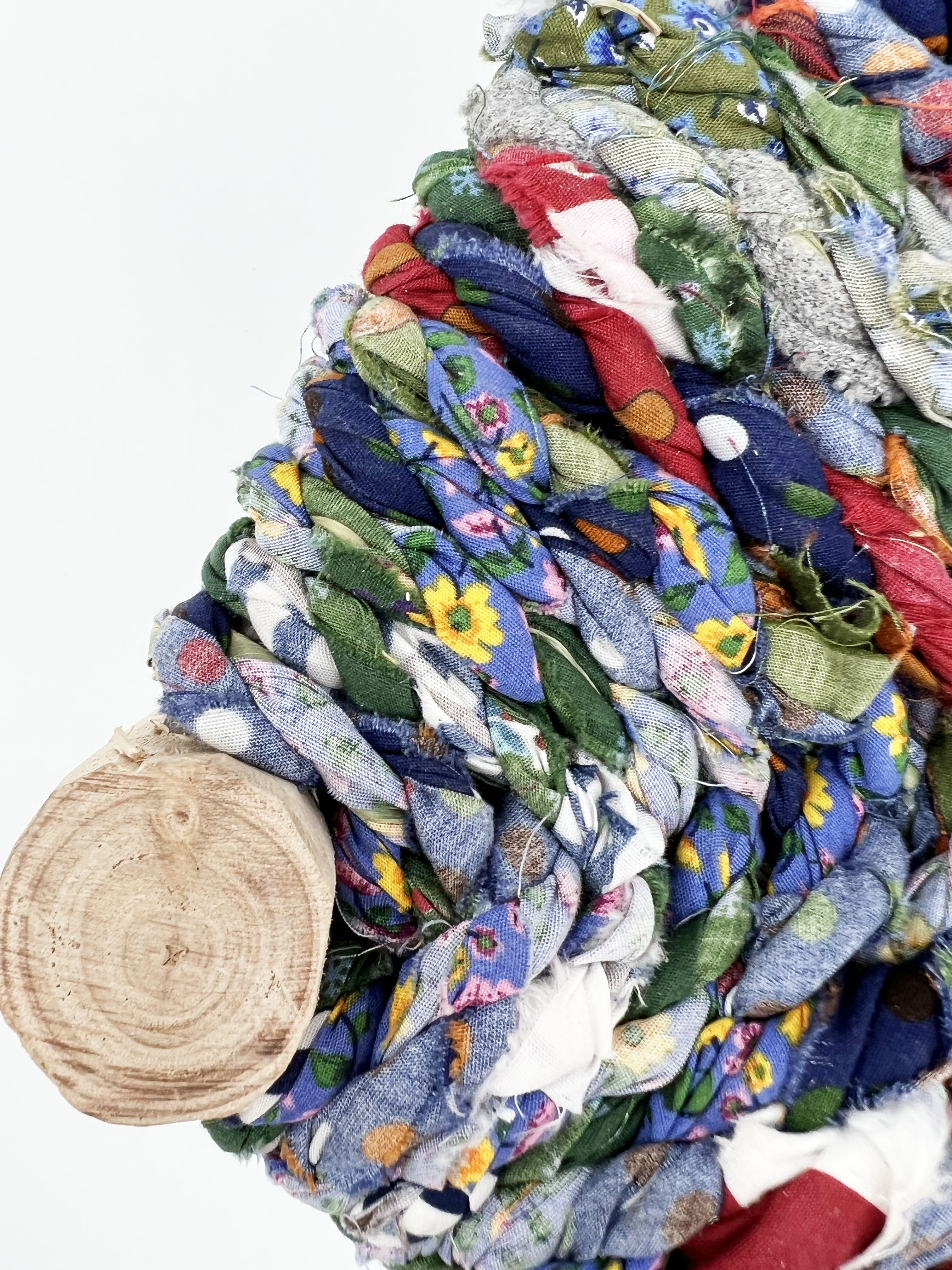 Moroccan mini stool Boucherouite