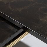 Lacquered wood bar table, 1970s