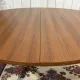 Table des années 1970 en teck avec 1 allonge