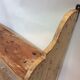 Patinated wooden shelf