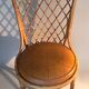 Chaise en rotin et bambou 1950/1960.