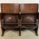 Vintage two-seat cinema bench from ton, 1960s