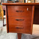 Boomerang desk double-sided by goran strand circa 1960 sweden