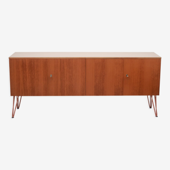 1960s sideboard with hairpin-legs
