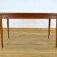 Vintage Scandinavian Teak Table 1960