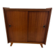 Vintage shoe cabinet with splayed legs