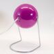 Space-age table lamp | purple and chrome | Vintage 70's