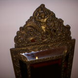 Old mirror has parecloses Napoleon III 40x71cm