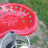 Pair of Etienne Fermigier designer stools, Mirima mower model, publisher