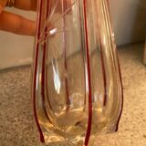 Engraved soliflore vase