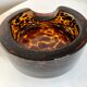 Vide poche en verre soufflé écaille de tortue 1970 XL