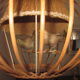 Suspension cage avec oiseaux