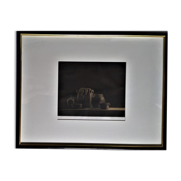 Gravure à l'aquatinte "Nature Morte aux Grès"