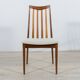 Mid-century teak and fabric dining chairs by Leslie Dandy for G-Plan, 1960s, set of 8