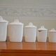 Lot de pots à épices en porcelaine Céranord
