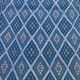 Tapis kilim bleu fait main berbère traditionnel - 200x120cm