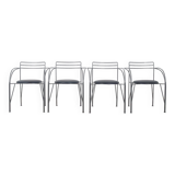 4 Chaises 'Lune d'Argent' dessinées par Pascal Mourgue pour Fermob, 1985