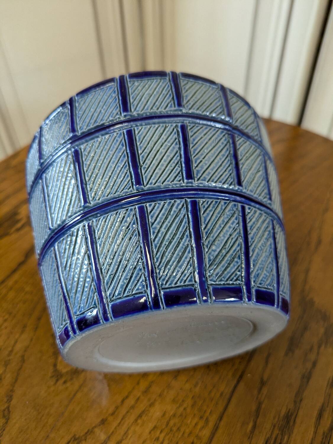 Alsace stoneware bottle