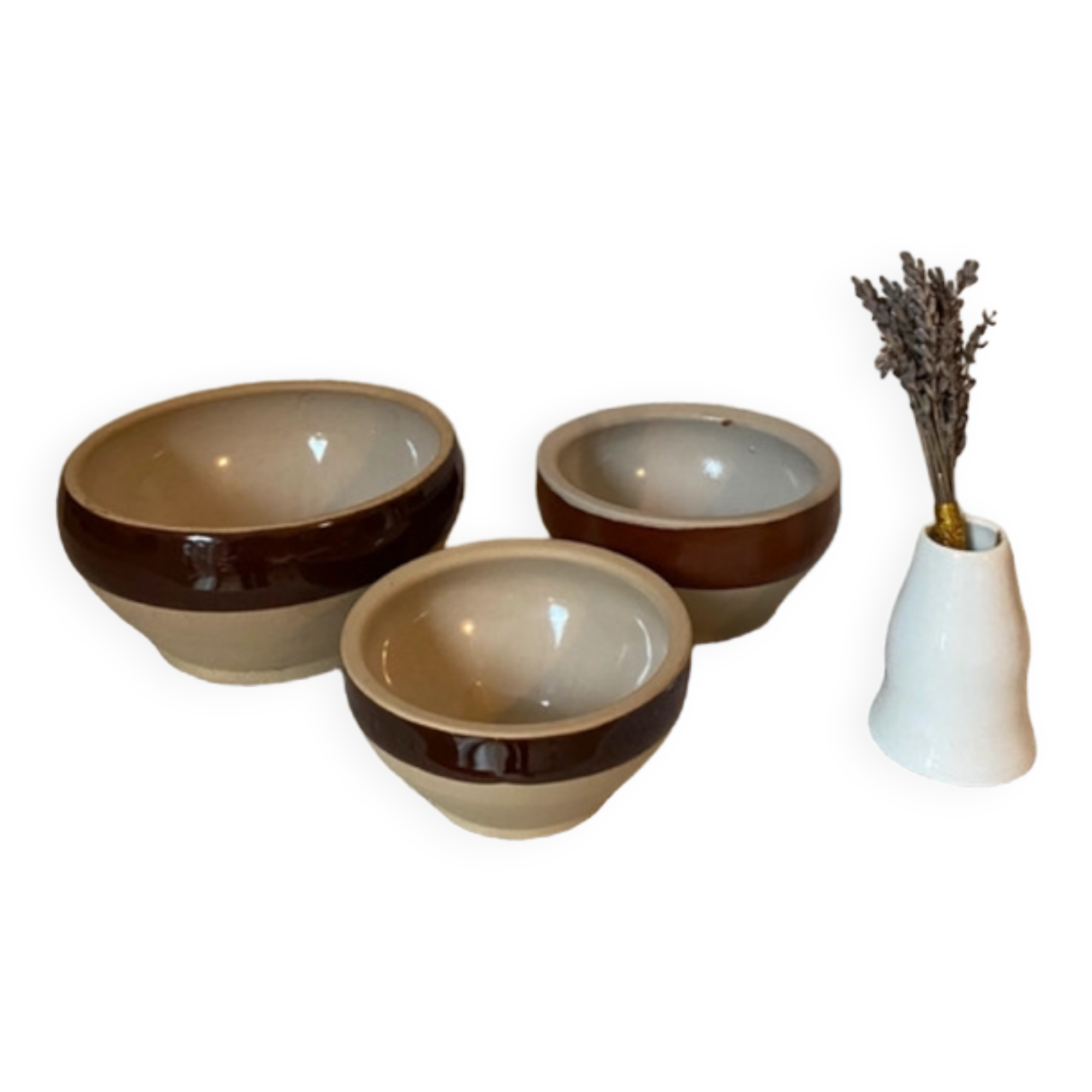 Set of 3 bowls including 2 digoin