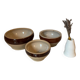 Lot de 3 bols dont 2 digoin