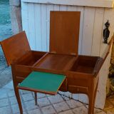 Table de jeux marqueterie style Louis XV