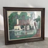 Framed oil “mill” 1981