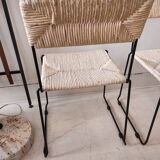 5 mulched italian chairs