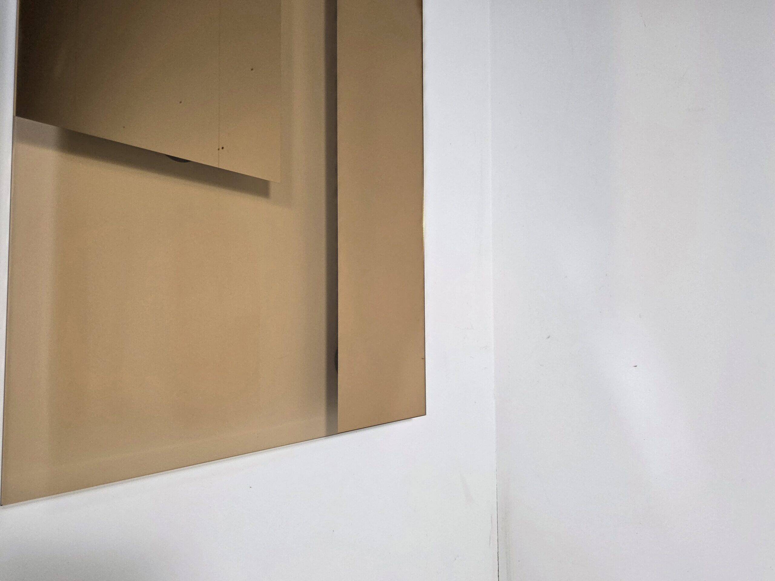 Pair of Andromeda mirrors by Nanda Vigo in 1974 for Glas Italia.