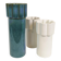 Modern Scandinavian set of 3 Konvex vases by Karin Björquist Gustavsberg, Sweden.