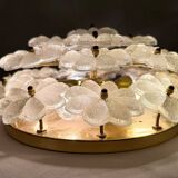 Modern mid-century wall lamp with floral pattern by Ernst Palme, 1960s